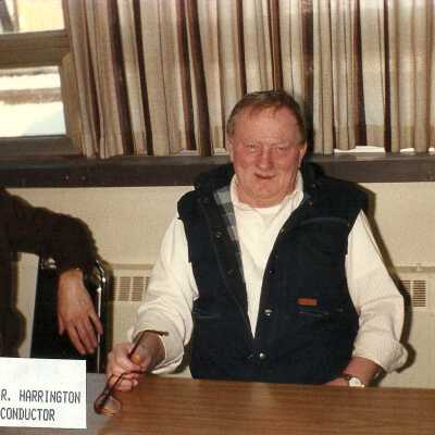 Photograph, R. Harrington, Conductor.