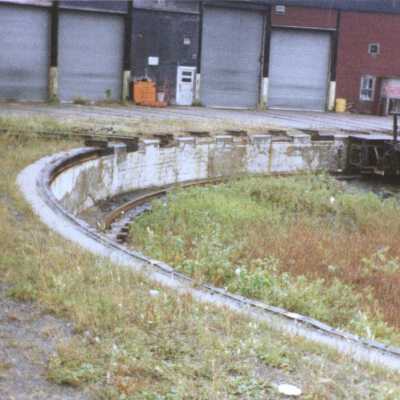 Photograph, CNR Roundhouse at Trenton, Ontario.