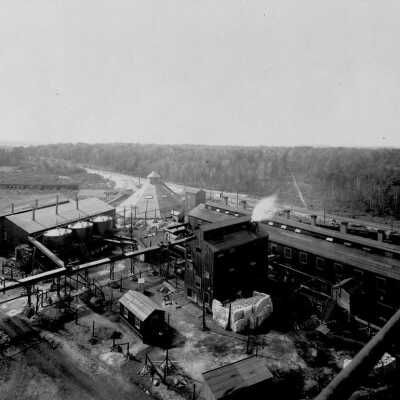 Photograph, Nitric Acid Plant, British Cordite Company, Nobel, Ontario.
