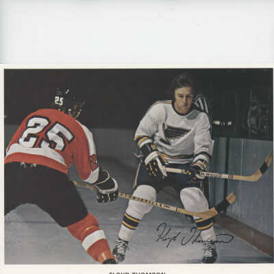 Floyd Thomson with St. Louis Blues