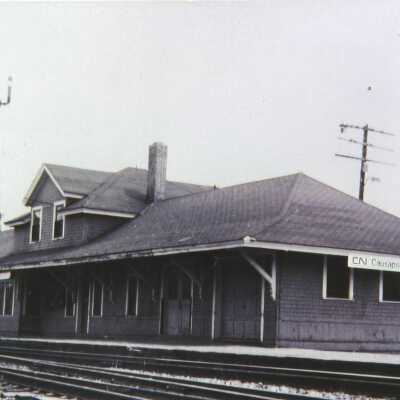 Photograph, CNR Station at Causapscal, Quebec.