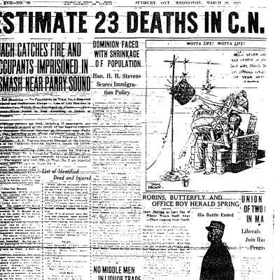 Estimate 23 Deaths in C.N Crash
