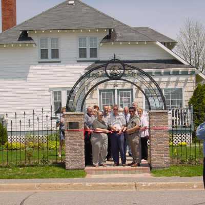 Photograph, NORMHC, New Entrance Gateway Ribbon Cutting Ceremony, June 1st 2002.