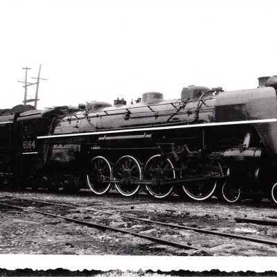 Photograph, CNR Steam Engine 6164