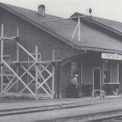 Photograph, CNR Station, Port Elgin, Ontario, Canada.