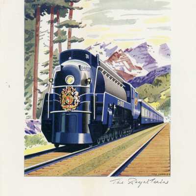 Menu, CNR, Dining Car Service.