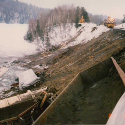 Photograph, Train Derailment, 1988, Set of 175 Pictures.