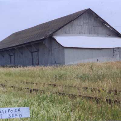 Photograph, CNR Freight Shed at Mariposa Ontario.