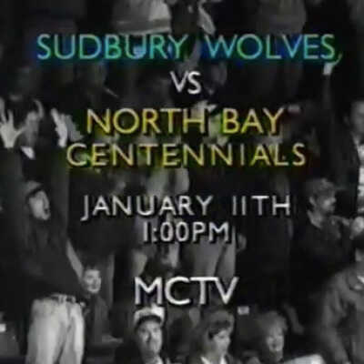 Video, Commercial, Sudbury Wolves VS. North Bay Centennials, 1998.