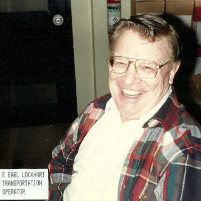 Photograph, Earl Lochart, Transportation, Operator.