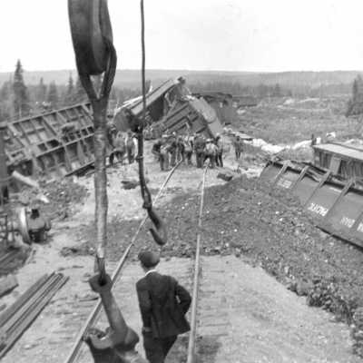 Photograph, CP Wreck.