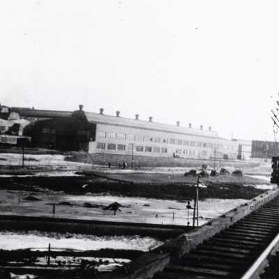 Photograph, Copper refinery in Copper Cliff