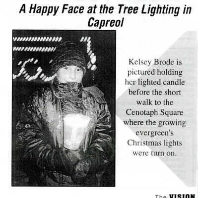 "News from Capreol" in Valley Vision, "Happy Face"