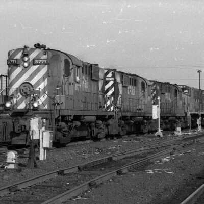 Photograph, CPR Train, Sudbury, Ontario.