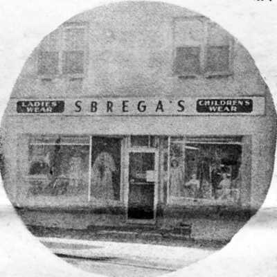 Newspaper Advertisement, Sbrega's Ladies Wear.