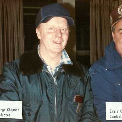 Photograph, George Chapman, Conductor, Ernie Cichelly, Conductor.