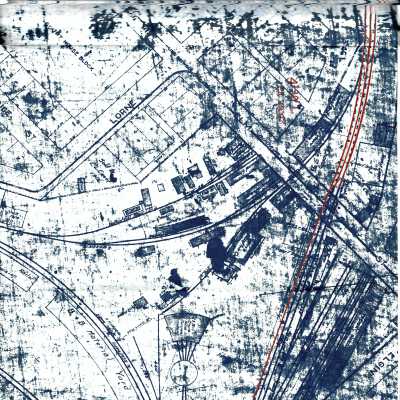 Canadian Pacific Track Layout Map of Sudbury, Ontario