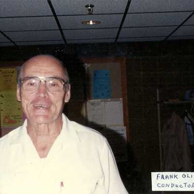 Photograph, Frank Oliver, Conductor.