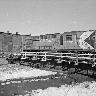 Photograph, CPR Locomotive 8566.