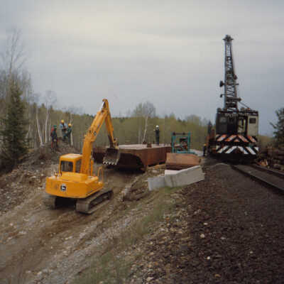 Photograph, Train Derailment, 1988, Set of 175 Pictures.