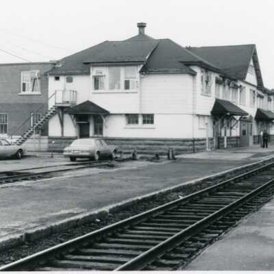 Photograph, Sudbury CPR Divisional Headquarters, Sudbury, Ontario.