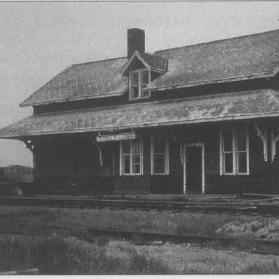 Photograph, CNR Station at Douglas, 1955.