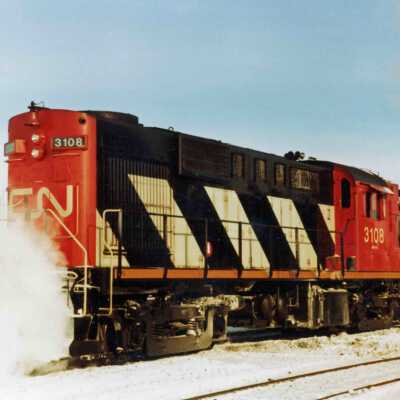 Photograph, Canadian National Locomotive 3108.