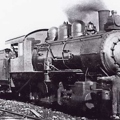 Photograph, Mond Nickel Co 4 at Coniston, Ontario, built by Montreal Locomotive Works, Later INCO 26.