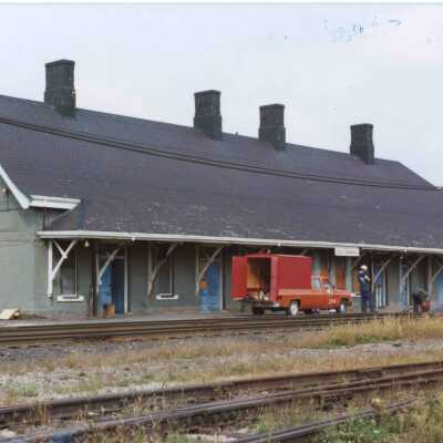 Photograph, CNR Station Strathroy, Ontario, 1982.
