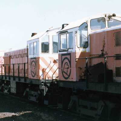 Photograph, Falconbridge Diesel Locomotives.