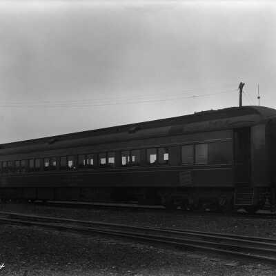 Photograph, Canadian National Railways (CNR) air conditioned day coach 5230 - exterior view.