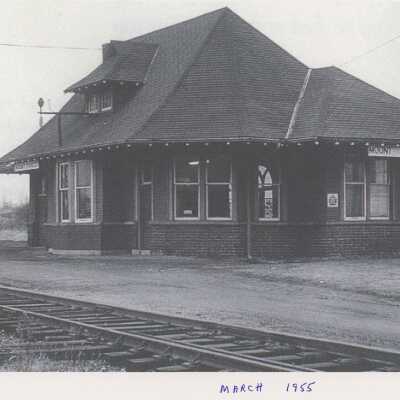 Photograph, CNR Station, Mount Forest, Ontario, Canada.