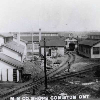 Photograph, Mond Nickel Co Shops, Conistion Ontario, Gary Peck.