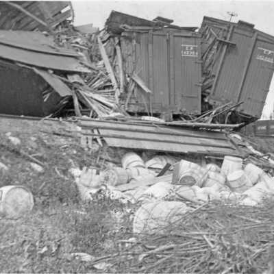 Photograph, CP Wreck.