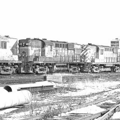 Photograph, CPR Locomotives.
