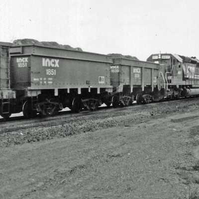 Photograph - Train on the tracks hauling Garson ore