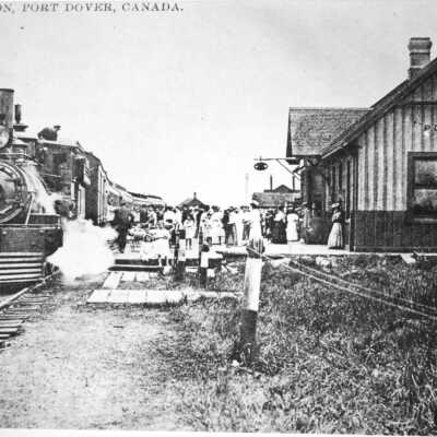 Photograph, CNR Station, Port Dover, Ontario, Canada.