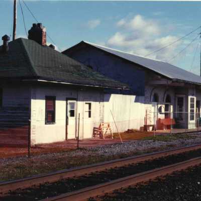 Photograph, CNR Station at Brighton, Ontario.