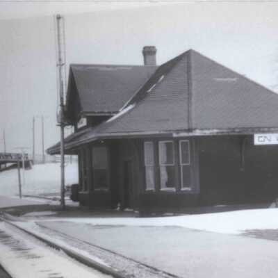 Photograph, CNR Station, Watford, Ontario.