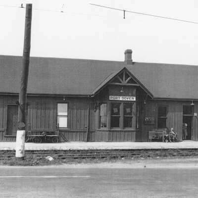 Photograph, CNR Station, Port Dover, Ontario, Canada.