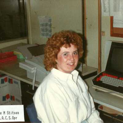 Photograph, Anne M. Stitson, TRACS Operator.
