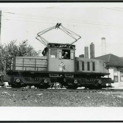 Photograph, INCO Locomotive 116 at Copper Cliff