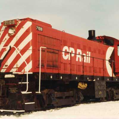 Photograph, CP Rail Locomotive 7108.