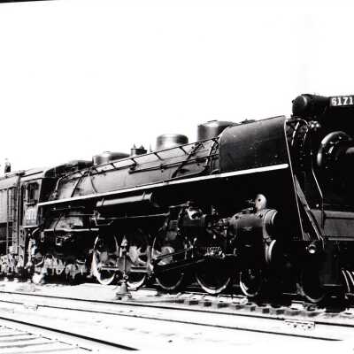 Photograph, CNR Steam Engine 6171