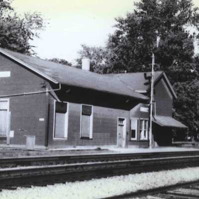 Photograph, CNR Station, Wyoming, Ontario.