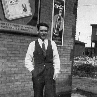 Photograph, Unknown Man, Capreol, Ontario.