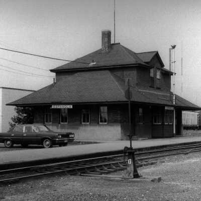 Photograph, CPR Espanola Station formerly an Algoma Eastern station