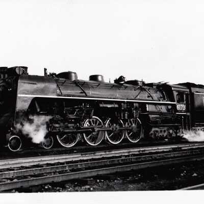 Photograph, CNR Steam Engine 6173