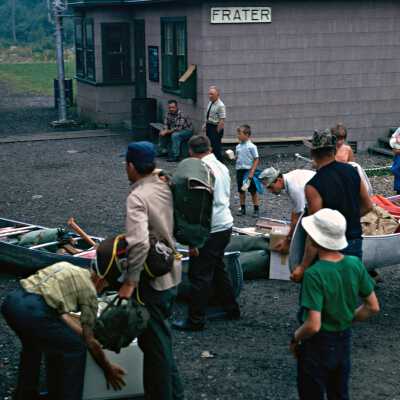Photograph, Algoma Central Frater Station, 1970.