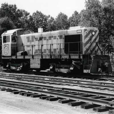 Photograph, Falconbridge Locomotive 108, Onaping, August 1981.